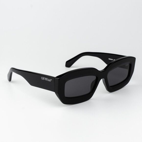 Off-White CHARLOTTE Women Sunglasses Black Grey Rectangle OERI138 CHARLOTTE 1007 main image 12
